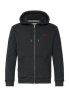 Essential Logo Zip Hoodie Hb Navy Superdry
