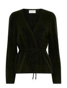 Mschmiabelle Hope Wrap Cardigan Khaki MSCH Copenhagen