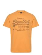 Classic Vl Heritage T Shirt Orange Superdry
