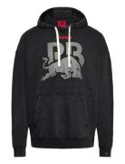 Hoodie Wash_01-Rb25 Black HUGO