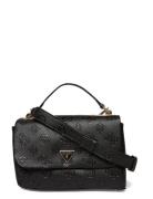 Tisha Top Handle Flap Black GUESS