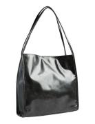Pcmalou Patent Shopping Bag Wb Black Pieces