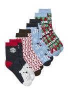 Vmelf Socks Giftbox Xmas Girl Blue Vero Moda Girl