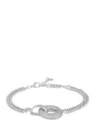 Liz Double Ring Crystal Brace Silver SNÖ Of Sweden