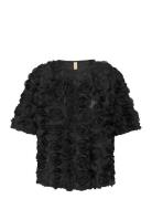 Cucebrine Ss Blouse Black Culture