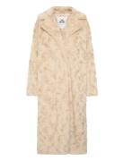 Kbbolinda Fur Coat Cream Karen By Simonsen