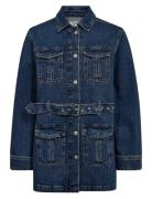 Ivy-Kay Belted Uniform Jacket Wash Navy IVY Copenhagen