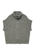 Vmbang Sl Highneck Zipper Vest Boo Grey Vero Moda