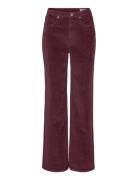 Vmtessa Hr Wide Corduroy Pants Ga Noos Purple Vero Moda
