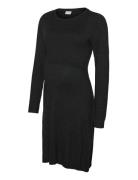 Mlmonica June L/S Abk Dress 2F Black Mamalicious