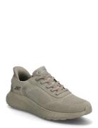 Men Bobs Squad Chaos Solid Step Khaki Skechers