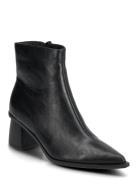 Bialeonora Short Zip Boot Faux Leather Black Bianco