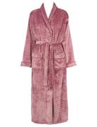Filipa Fleece Robe Long Pink Missya