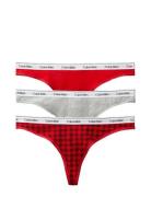 Thong 3Pk Red Calvin Klein