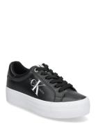 Vulc Flatform Laceup Low Lth Black Calvin Klein