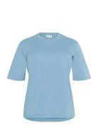 Kcmina T-Shirt Blue Kaffe Curve