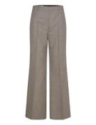Wool Blend Flare Trousers Brown Filippa K