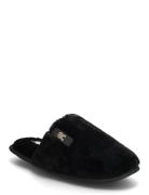 Th Faux Fur House Shoe Black Tommy Hilfiger