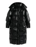 Tjw Alaska Grid Shny Ovs Dwn Pfr Black Tommy Jeans