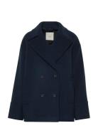 Pea Coat - Solid Navy Calvin Klein