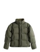 Tjw Alaska Grid Down Jacket Ext Khaki Tommy Jeans