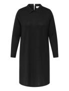 Caralba L/S Mix Abk Dress Jrs Black ONLY Carmakoma