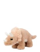 Dino, Triceratops, Aprikos, Stor Orange Teddykompaniet