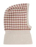 Balaclava Wool Knit Windstop Cream Huttelihut