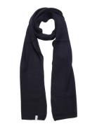 Slhcray Wool Blend Scarf Navy Selected