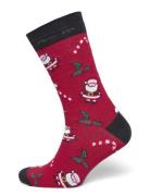 Christmas Bamboo Sock Red Lindbergh