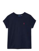 Cotton Jersey Crewneck Tee Blue Polo Ralph Lauren