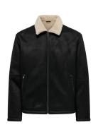 Onsroyce Shearling Jacket Otw Black ONLY & SONS