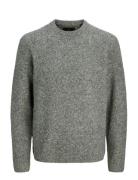 Jprblasimon Souffle Knit Crew Neck Grey Jack & J S