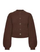 Dante6-Zinnia Chunky Wool Cardigan Brown Dante6