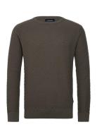 Cable Knit Jumper Khaki Lindbergh