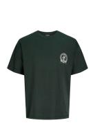 Jorargos Back Print Tee Ss Cn Styd Aw25 Green Jack & J S