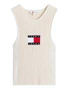 Tjw Rib Racer Tank Cream Tommy Jeans