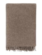 Falketind Wool Blanket Brown Høie Of Scandinavia