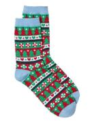 Vmelf Socks Xmas Blue Vero Moda
