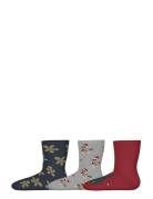 Nknrichristmas 3P Sock Patterned Name It