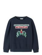 Nkmvismas Ls Nreg Sweat Bru Navy Name It