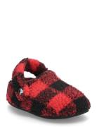 Classicbuffcheckcozzzyslippert Red Crocs