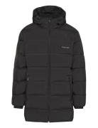 Ls Bonded Chnnld Long Hooded Puf Black Calvin Klein