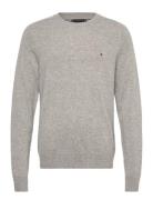 Lambswool Crew Neck Grey Tommy Hilfiger