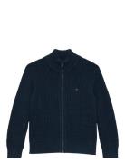 Half Cardigan Full Zip Sweater Navy Tommy Hilfiger