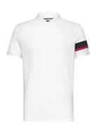 Rwb Sleeve Tape Reg Polo White Tommy Hilfiger