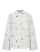 Nuchiro Boxy Shirt White Nümph