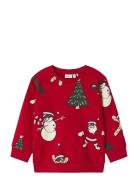 Nmmroka Ls Nreg Sweat Bru Box Red Name It