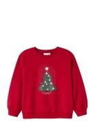 Nkfrili Ls Nreg Sweat Bru Box Red Name It