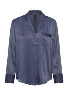 Jacket Ls Satin Ayla Navy Hunkemöller